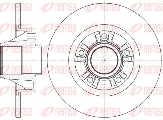 Remsa 6733.00 - Тормозной диск autosila-amz.com