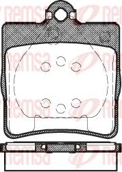 Remsa 0678.00 - Тормозные колодки, дисковые, комплект autosila-amz.com