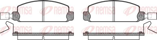 Remsa 0097.24 - Тормозные колодки, дисковые, комплект autosila-amz.com