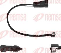 Remsa 001092 - Сигнализатор, износ тормозных колодок autosila-amz.com