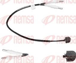 Remsa 001082 - Сигнализатор, износ тормозных колодок autosila-amz.com