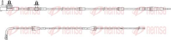 Remsa 001168 - Сигнализатор, износ тормозных колодок autosila-amz.com