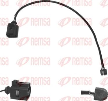 Remsa 001108 - Сигнализатор, износ тормозных колодок autosila-amz.com