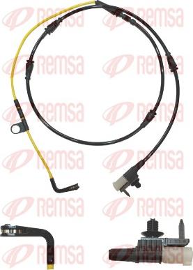 Remsa 001137 - Сигнализатор, износ тормозных колодок autosila-amz.com