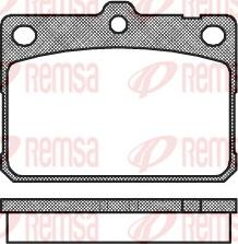 Remsa 0079.30 - Тормозные колодки, дисковые, комплект autosila-amz.com