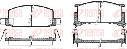 HELLA T0363 - Тормозные колодки, дисковые, комплект autosila-amz.com