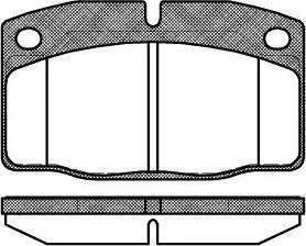 Sangsin Brake SP1258 - Тормозные колодки, дисковые, комплект autosila-amz.com