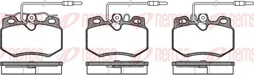 Remsa 0170.24 - Тормозные колодки, дисковые, комплект autosila-amz.com