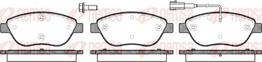 Remsa 0859.01 - Тормозные колодки, дисковые, комплект autosila-amz.com