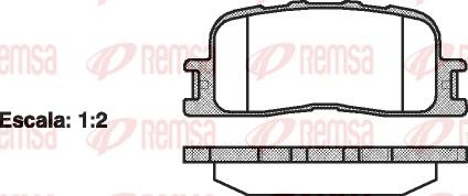 Woking D2219 - Тормозные колодки, дисковые, комплект autosila-amz.com