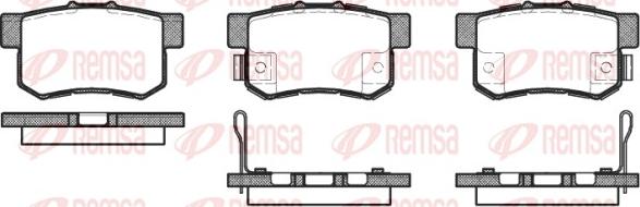 Ashuki 1083-6104J - Тормозные колодки, дисковые, комплект autosila-amz.com