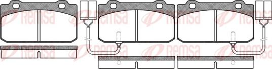 Remsa 0210.02 - КОЛОДКИ autosila-amz.com