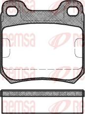 Remsa 0239.40 - 239 40 FDB973 !колодки дисковые з.\ Opel Omega/Caravan 2.0-3.6/2.3D-2.5TD 94> autosila-amz.com