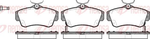 Remsa 0753.02 - Тормозные колодки, дисковые, комплект autosila-amz.com