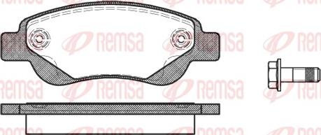 Remsa 1177.00 - Тормозные колодки, дисковые, комплект autosila-amz.com