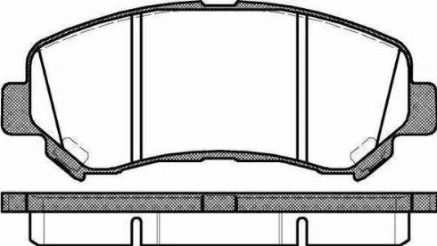Sangsin Brake SP1451 - Тормозные колодки, дисковые, комплект autosila-amz.com