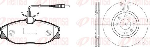 Remsa 8604.00 - Дисковый тормозной механизм, комплект autosila-amz.com