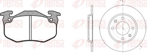 Remsa 8144.02 - Дисковый тормозной механизм, комплект autosila-amz.com