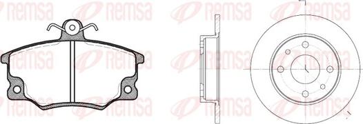 Remsa 8146.00 - Дисковый тормозной механизм, комплект autosila-amz.com