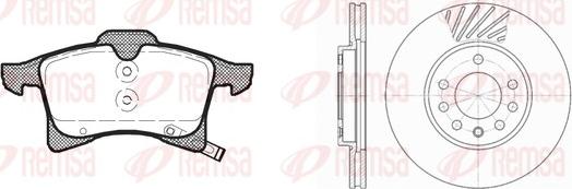 Remsa 81036.00 - Дисковый тормозной механизм, комплект autosila-amz.com