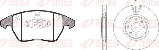 Remsa 81030.01 - Дисковый тормозной механизм, комплект autosila-amz.com