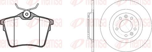 Remsa 81103.00 - Дисковый тормозной механизм, комплект autosila-amz.com