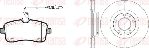 Remsa 81102.00 - Дисковый тормозной механизм, комплект autosila-amz.com