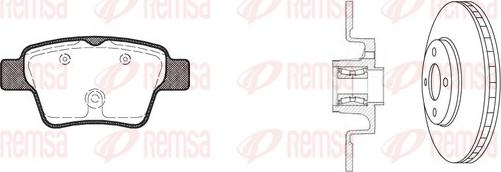 Remsa 81138.20 - Дисковый тормозной механизм, комплект autosila-amz.com