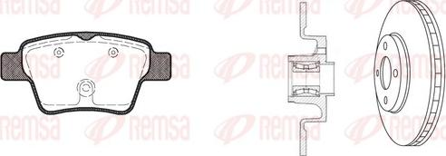 Remsa 81138.21 - Дисковый тормозной механизм, комплект autosila-amz.com