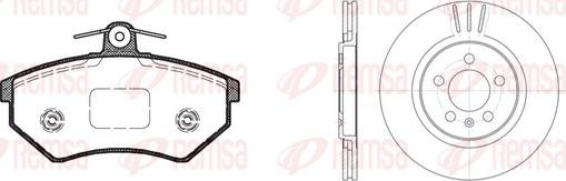 Remsa 8134.02 - Дисковый тормозной механизм, комплект autosila-amz.com