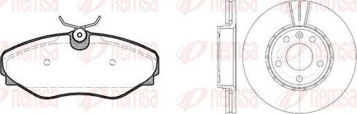 Remsa 8834.01 - Дисковый тормозной механизм, комплект autosila-amz.com