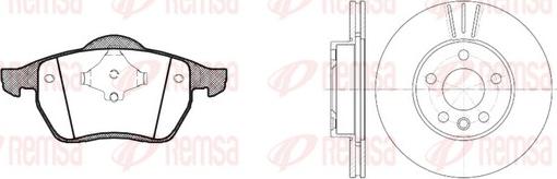 Remsa 8390.04 - Дисковый тормозной механизм, комплект autosila-amz.com