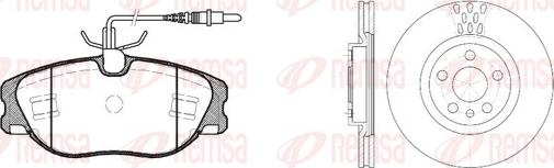 Remsa 8305.00 - Дисковый тормозной механизм, комплект autosila-amz.com