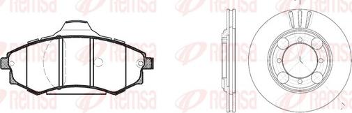 Remsa 8318.02 - Дисковый тормозной механизм, комплект autosila-amz.com