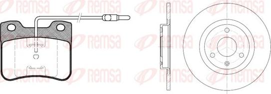 Remsa 8247.00 - Дисковый тормозной механизм, комплект autosila-amz.com