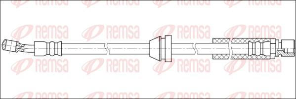 Remsa G1904.24 - Тормозной шланг autosila-amz.com