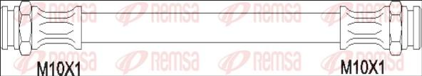 Remsa G1900.48 - Тормозной шланг autosila-amz.com