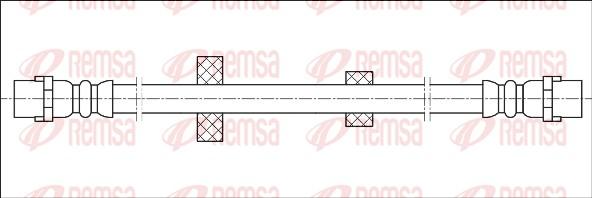 Remsa G1900.42 - Тормозной шланг autosila-amz.com