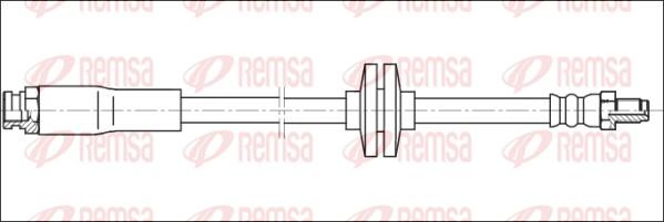 Remsa G1901.41 - Тормозной шланг autosila-amz.com