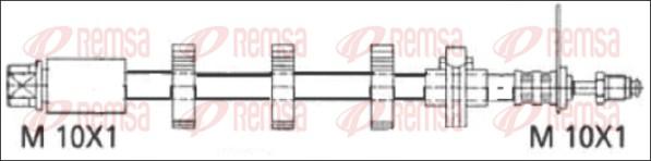 Remsa G1901.66 - Тормозной шланг autosila-amz.com