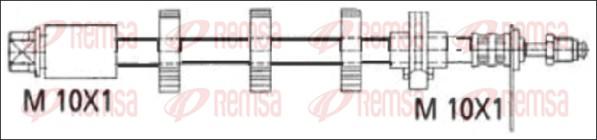 Remsa G1901.67 - Тормозной шланг autosila-amz.com