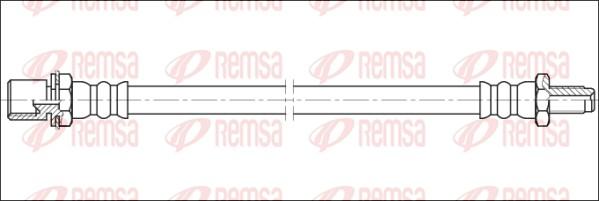 Remsa G1901.74 - Тормозной шланг autosila-amz.com
