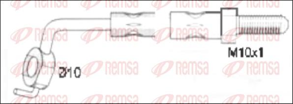 Remsa G1903.92 - Тормозной шланг autosila-amz.com