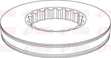 Remsa NCA1161.10 - Тормозной диск autosila-amz.com