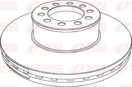 Remsa NCA1173.20 - Тормозной диск autosila-amz.com