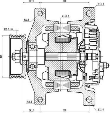 Remy DRA2285 - Генератор autosila-amz.com