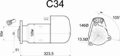 Remy 19024008 - Стартер autosila-amz.com