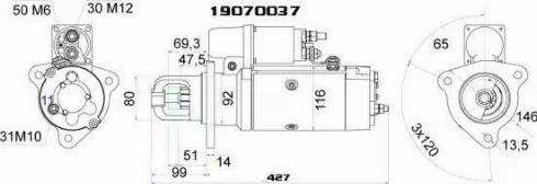 Remy 19070037 - Стартер autosila-amz.com