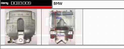 Remy DC83009 - Тормозной суппорт autosila-amz.com