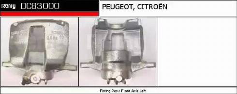 Remy DC83000 - Тормозной суппорт autosila-amz.com